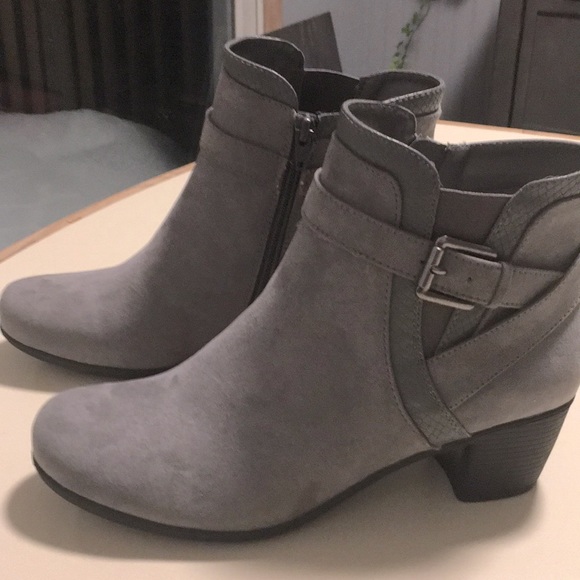 croft & barrow Shoes - Women’s Croft & Barrow Grey Ankle Boots